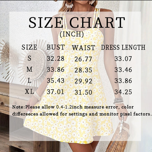 Women's Floral Print A-Line Cami Dress