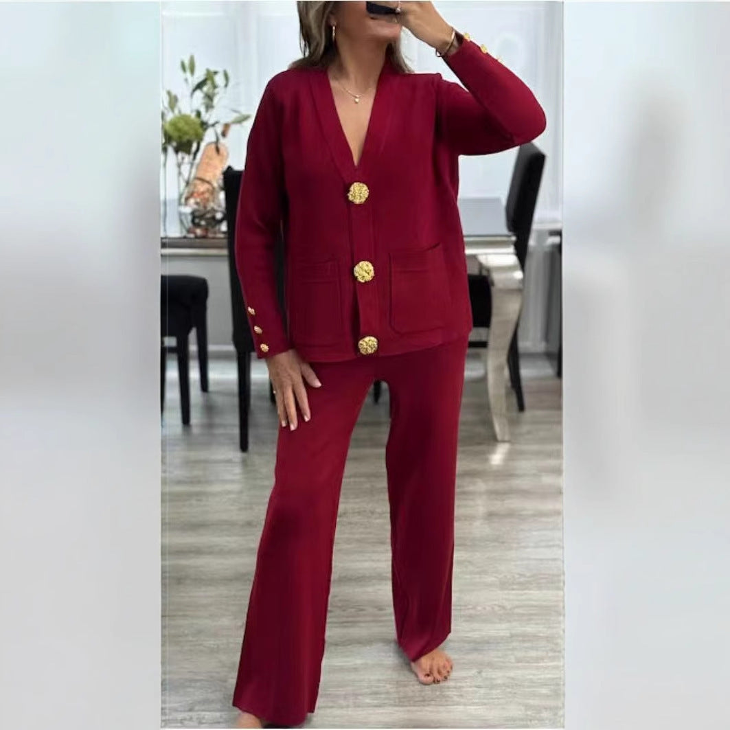 Two-piece Pant Suit for Women