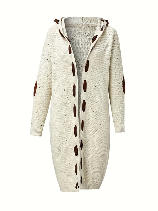 2025 Retro Cardigan Soft And Warm Women's Retro Cardigan Front Sleeve Open Button, AutumnWinter Coat, High Quality Craftsmanship, Elegant Women's Sweater