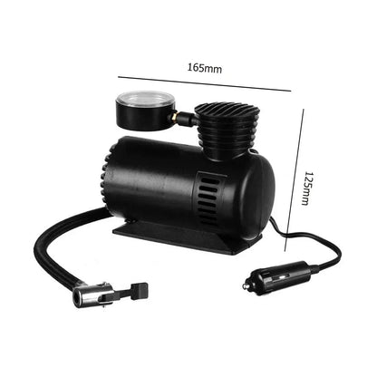 12V 300PSI Mini Air Compressor Electric Tire Inflator with Gauge Portable Tire Pump High Precision Electric Compact Air Pump