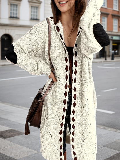 2025 Retro Cardigan Soft And Warm Women's Retro Cardigan Front Sleeve Open Button, AutumnWinter Coat, High Quality Craftsmanship, Elegant Women's Sweater