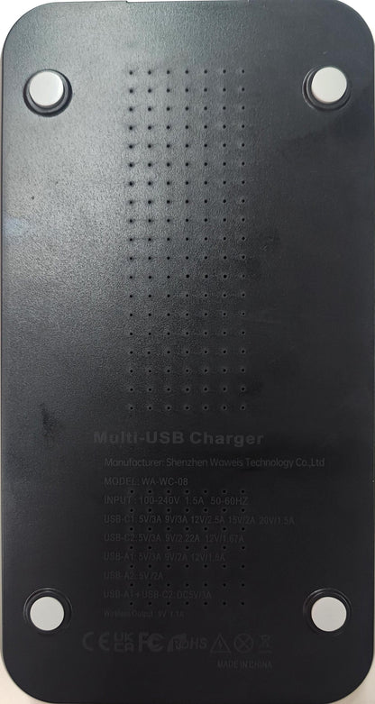 70W Charging Station For Multiple Devices, 5 In 1 Fast Charging Dock With 10W Max Wireless Charger And 4 Ports , 30W USB C PD Fast Charging For IPad, IPhone,Tablets,Kindle