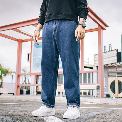 Men's Loose Straight Simple Jeans Casual