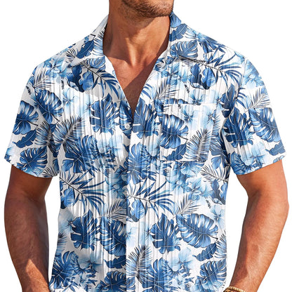 COOFANDY Linen Summer Beach Shirts for Men