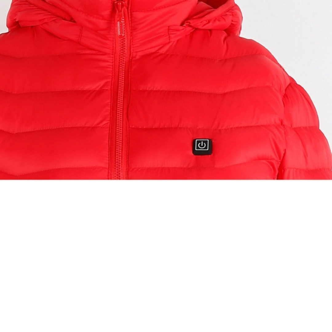 New Heated Jacket Coat USB Electric Jacket Cotton Coat Heater Thermal Clothing Heating Vest Men's Clothes Winter