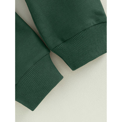 Toddler Baby Boy Clothes 'Mama's Boy' Print Long Sleeve Sweatshirt Tops Trousers Set Casual Cute Outfit