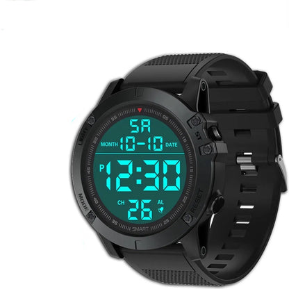 Waterproof Digital Sports Watch Military Tactical LED Backlight Wristwatch Men