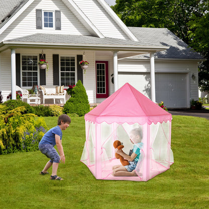 1Pc Kids Play Tents Princess For Girls Princess Castle Children Playhouse Indoor Outdoor Use With Carry Case