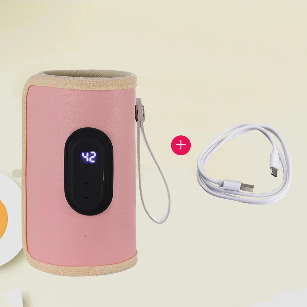 Baby Milk Warmer Baby Nursing Bottle Heater, Portable USB Bottle Warmer for Car, Outdoor Travel Accessories Outdoor Portable